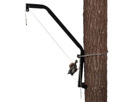 Moultrie 300 lb Hanging Deer Feeder Hoist, Black