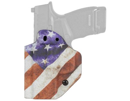Mission First Tactical Ambidextrous IWB Holster for Springfield Hellcat, USA Flag - HSFHCAIWBAAFM1