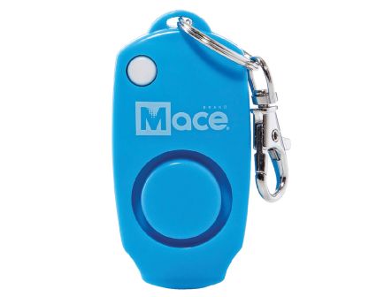 Mace 130 dB Personal Alarm w/Key Chain, Neon Blue