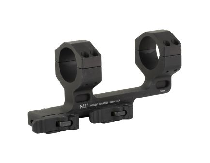 Midwest Scope Mount QD Mount 34mm Black 1.93" Height With 1.5" Offset Picatinny MI-QD34SMH