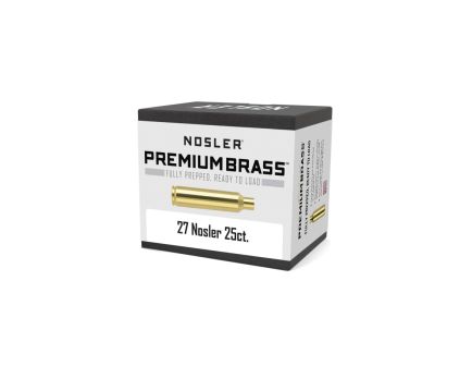 Nosler .27 Nosler Large Rifle Premium Brass, 25rds