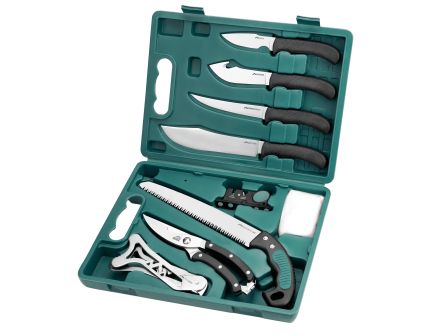 Outdoor Edge Gamepro-Complete Game Processing Kit 12.2" Knife, Black - GP11