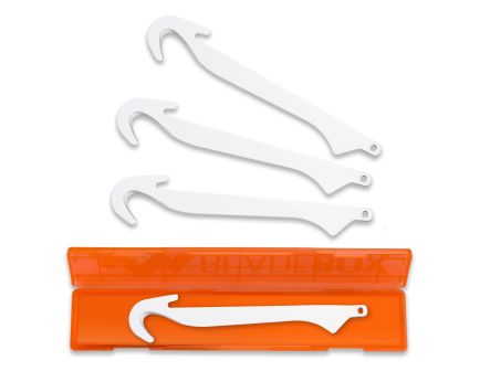 Outdoor Edge Razor Safe Replacement Blades, 4 x 3.5" Guthook Blades - RRG4