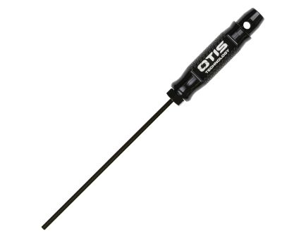 Otis .22 Cal #8-32 11" 1-Piece Cleaning Rod w/Rotating/Fixed Handle, Black