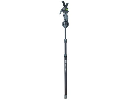 Primos Trigger Stick Onyx, Tall Monopod, Adjusts From 24" to 62", Matte Black/Smoke Gray