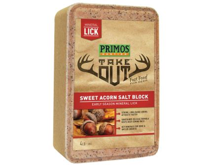 Primos Take Out Sweet Acorn Salt Block, 4 lb Block