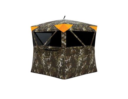 Barronett Blinds Overwatch 66" x 66" x 75" Vertical Corner Blind, Crater Harvest Camouflage