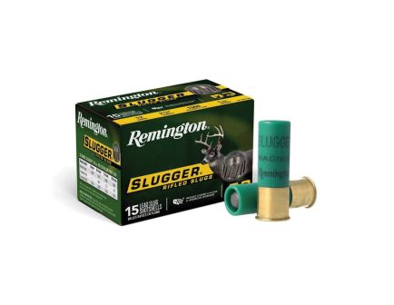 Remington Slugger 12 Gauge Lead Rifled Slug, 438 gr 15rds