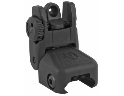 Ruger Rapid Deploy Rear Sight, Back up Sight, Fits Picatinny, Black Polymer