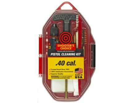 Shooter's Choice .40 Cal Pistol Gun Cleaning Kit - SHFSRS40