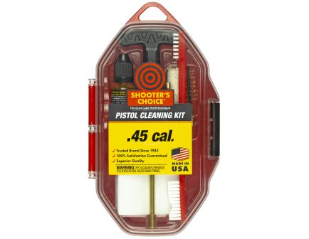 Shooter's Choice .45 Cal Pistol Gun Cleaning Kit - SHFSRS45