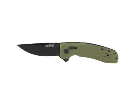 SOG Knives SOG-TAC XR 3.38" Clip Point Folding Knife, Black - SOG12380241