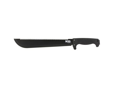 SOG Knives SOGfari Machete 13" Clip Point Machete, Black - SOGMC01N