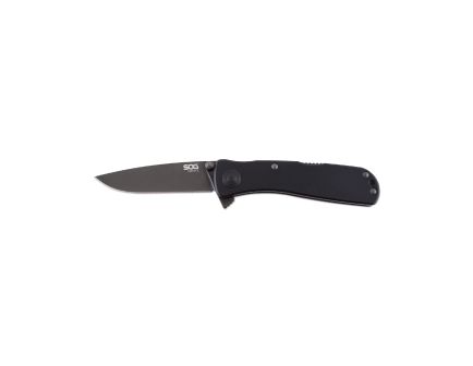 SOG Knives Twitch II 2.65" Drop Point Folding Knife, Black - SOGTWI12CP