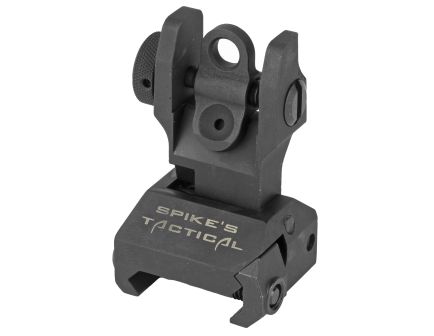 Spike's Tactical Rear Folding Sight, Black - SAS85R1