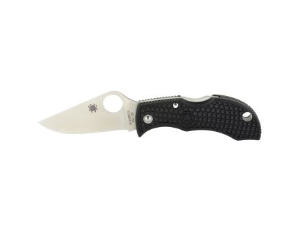 Spyderco Manbug 1.94" Clip Point Folding Knife, Silver - MBKP
