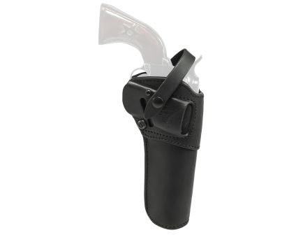 Tagua Ambidextrous Belt Holster for Single Action Revolver 6.5", Black - TXREVOWBTB3010