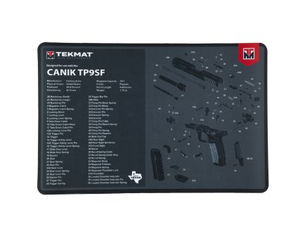 TekMat Cleaning Mat, Pistol Size, 11"x17", For Canik TP9SF, Black
