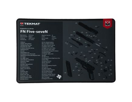 TekMat Cleaning Mat, Pistol Size, 11"x17", For FN Five Seven, Black