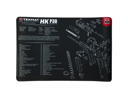 TekMat Orginal 11"x17" Mat, H&K P30, Black Cleaning Mat - TEKR17HKP30
