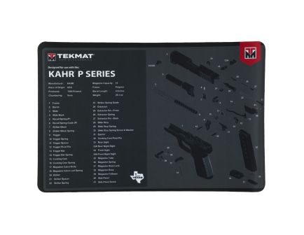 TekMat Cleaning Mat, Pistol Size, 11"x17", For Kahr P Series, Black