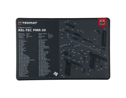 TekMat Cleaning Mat, Pistol Size, 11"x17", For Kel-Tec PMR-30, Black