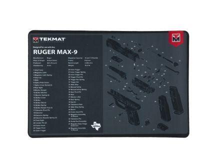 TekMat Cleaning Mat, Pistol Size, 11"x17", For Ruger Max 9, Black