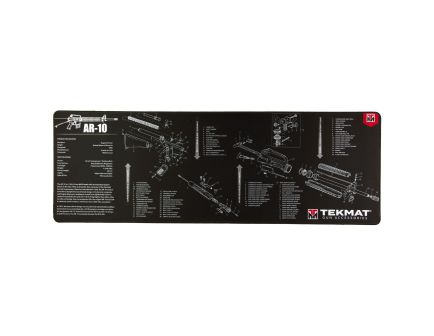 TekMat Ultra Mat, AR-10, 15"x44" Black Cleaning Mat - TEKR44AR10