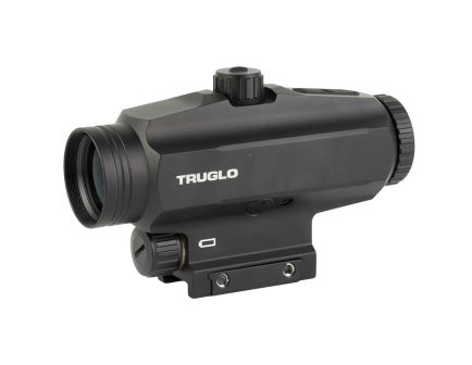Truglo PR3 Prism, Red Dot, 1x32mm, 6 MOA Red Dot with Outer Ring, Black, Includes Lens Covers