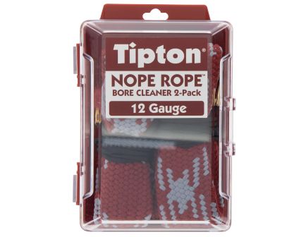 Tipton Nope Rope, Bore Cleaner, For 12 Gauge Barrels, Red/Black