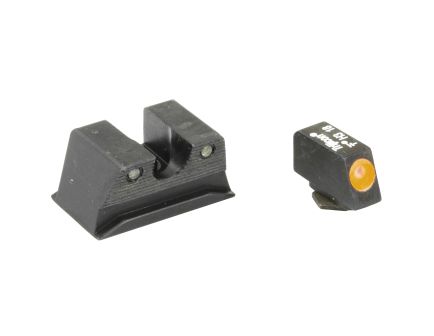 Trijicon HD Night Sights, Fits Walther PPS, Orange Front, 3 Dot Green, Tritium
