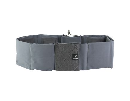 Unity Tactical Clutch Belt, Large, 37"-47" Waist, Elastic Construction, Gray CL-BLT-G-L