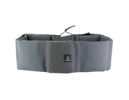 Unity Tactical Clutch Belt, Medium, 31"-38" Waist, Elastic Construction, Gray CL-BLT-G-M