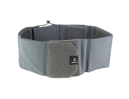 Unity Tactical Clutch Belt, Small, 26"-33" Waist, Elastic Construction, Gray CL-BLT-G-S