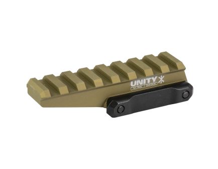 Unity Tactical FAST Optic Riser Flat Dark Earth Picatinny FST-ORF