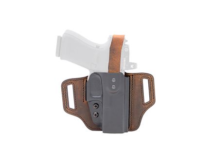 Versacarry Insurgent Thumb Break Right Hand Belt Holster for Glock 43, Brown - INSTCF201G43