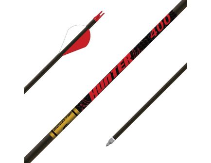Gold Tip Hunter 30" 7.30 GPI 500 Spine Hunting Arrow, Black Pack of 6