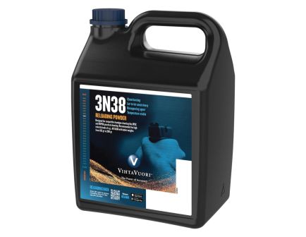 Vihtavuori 3N38 9mm/.40 S&W Smokeless Handgun Powder, 4 lb