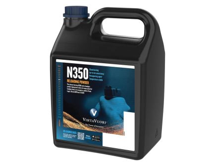 Vihtavuori N350 9mm/10mm/.45 ACP Smokeless Handgun Powder, 4 lb