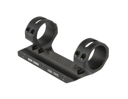 Weaver MSR Mount, 30mm, Aluminum, Fits Picatinny, Matte Finish, Black