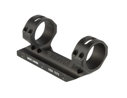 Weaver MSR Mount, 34mm, Aluminum, Fits Picatinny, Matte Finish, Black