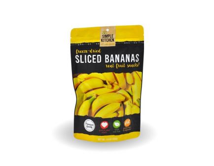 Wise Foods Simple Kitchen Freeze Dried Bananas, Single Pouch - SK-05-007
