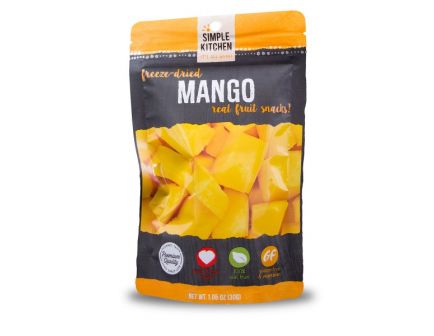 Wise Foods Simple Kitchen Freeze Dried Mangos, Single Pouch - SK05-911