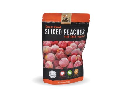 Wise Foods Simple Kitchen Freeze Dried Peaches, Single Pouch - SK-05-008