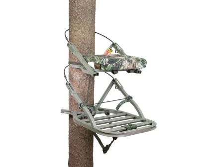 Summit Openshot SD 32" x 20" Climbing Tree Stand, Mossy Oak Break-Up Infinity Camouflage 300 lb