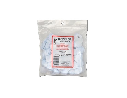 Pro-Shot .17-.22 CAL. Rimfire 3/4" Cleaning Patches 1000ct  3/4-1000