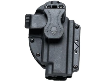 Alien Gear Photon Glock Gen 1-4 G17/G17 MOS/G22 IWB/OWB Holster Ambidextrous Polymer, Black