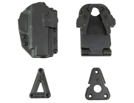Alien Gear Rapid Force Level 2 Duty Glock G17 w/Compact Light OWB Holster Right Polymer, Black