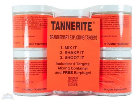 Tannerite 1/2 lb 4 Pack Targets 1/2BR