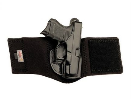 Galco Ankle Glove Right Hand Kahr K40, K9, P40, P9 Black Leather AG290